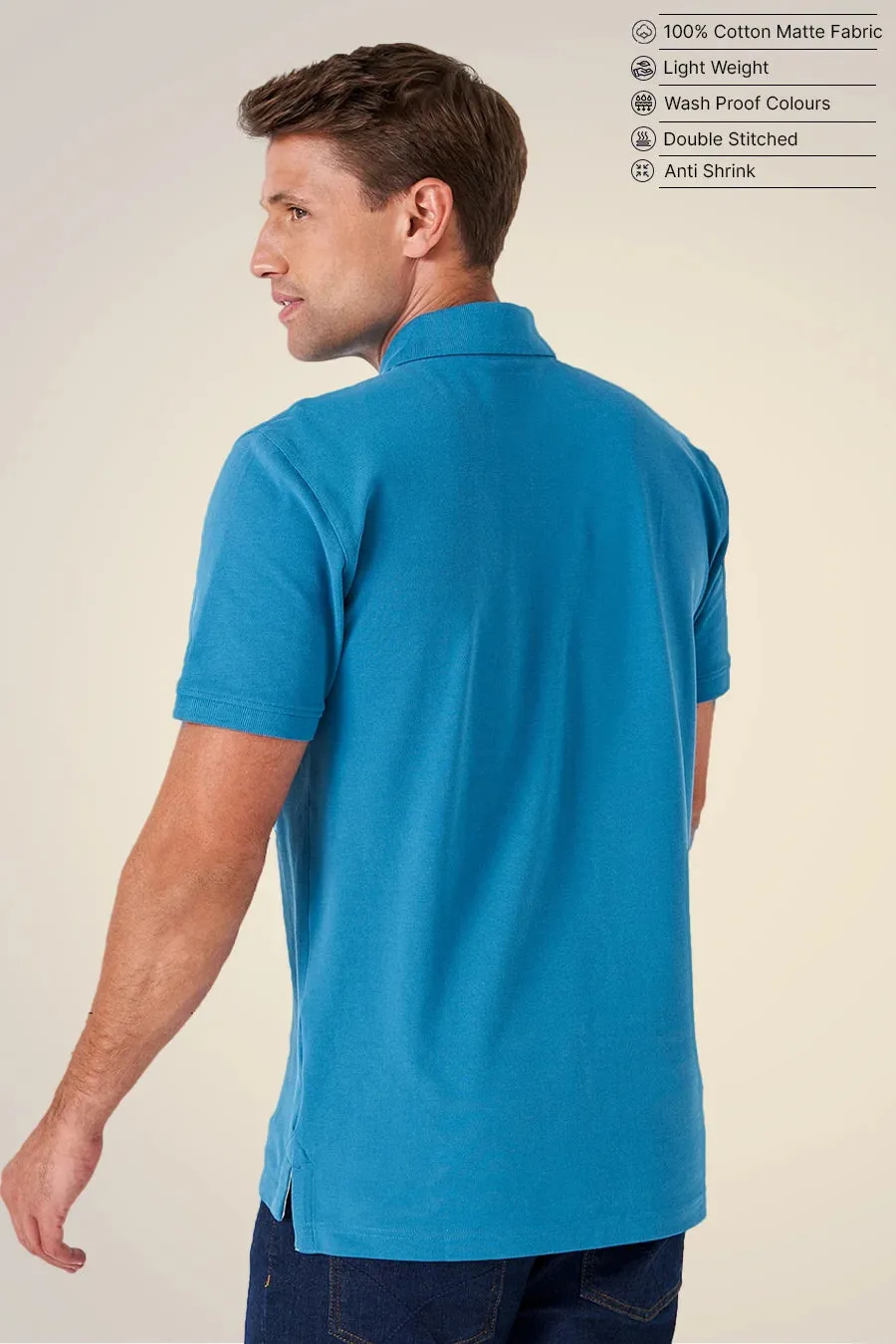 Classic Polo in Sky Blue