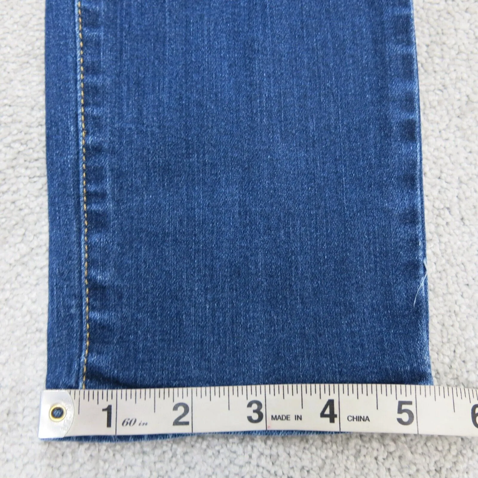 Demi Curve Womens Skinny Jeans Denim Stretch Low Rise 5 Pockets Blue Size W29