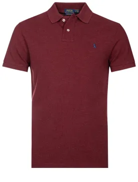 Mesh Polo Dark Red