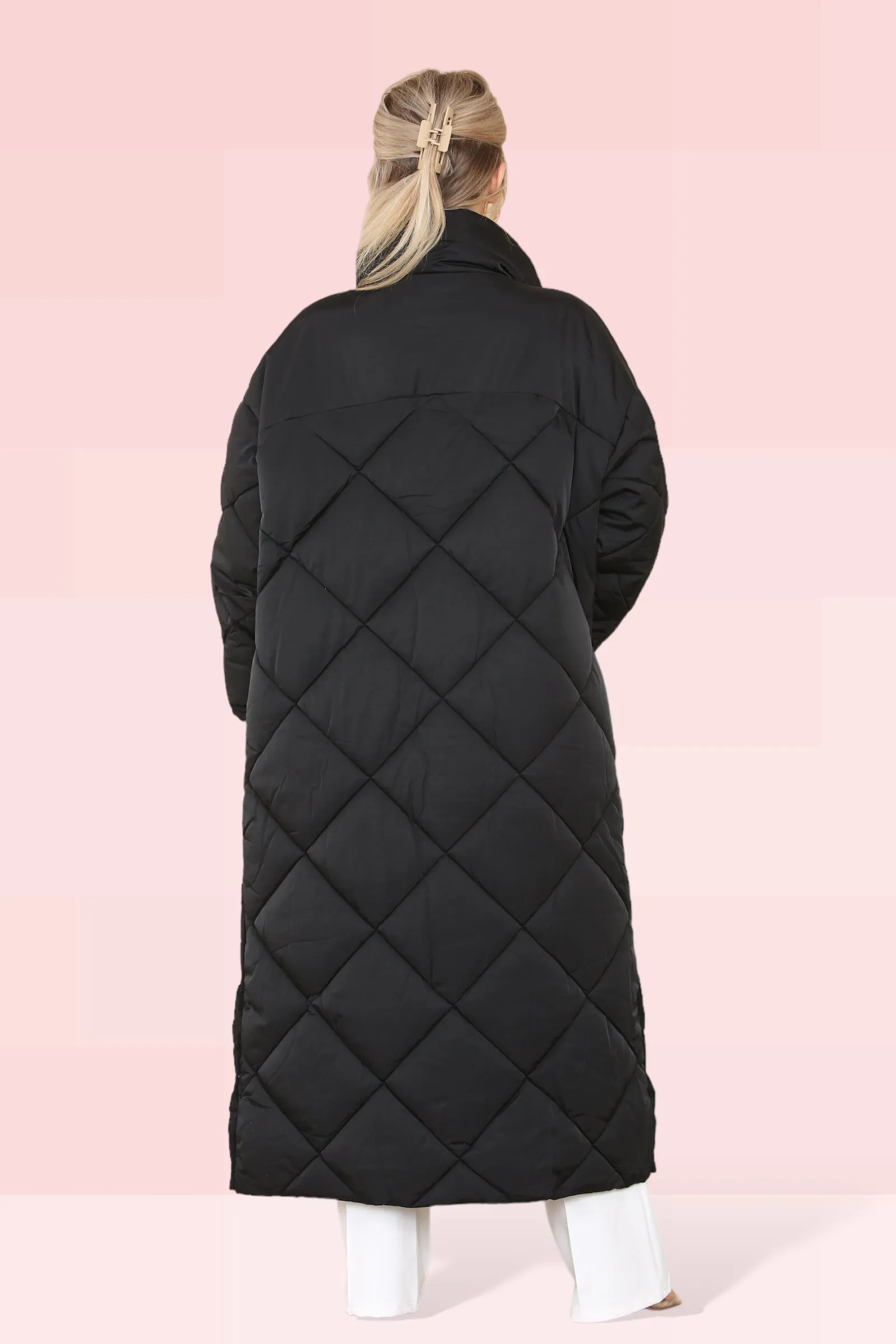 Oversized padded Longline Coat