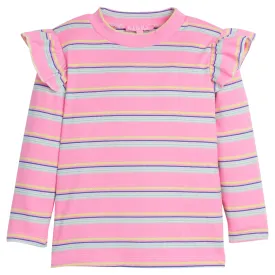 Sadie Top - Bubblegum Stripe