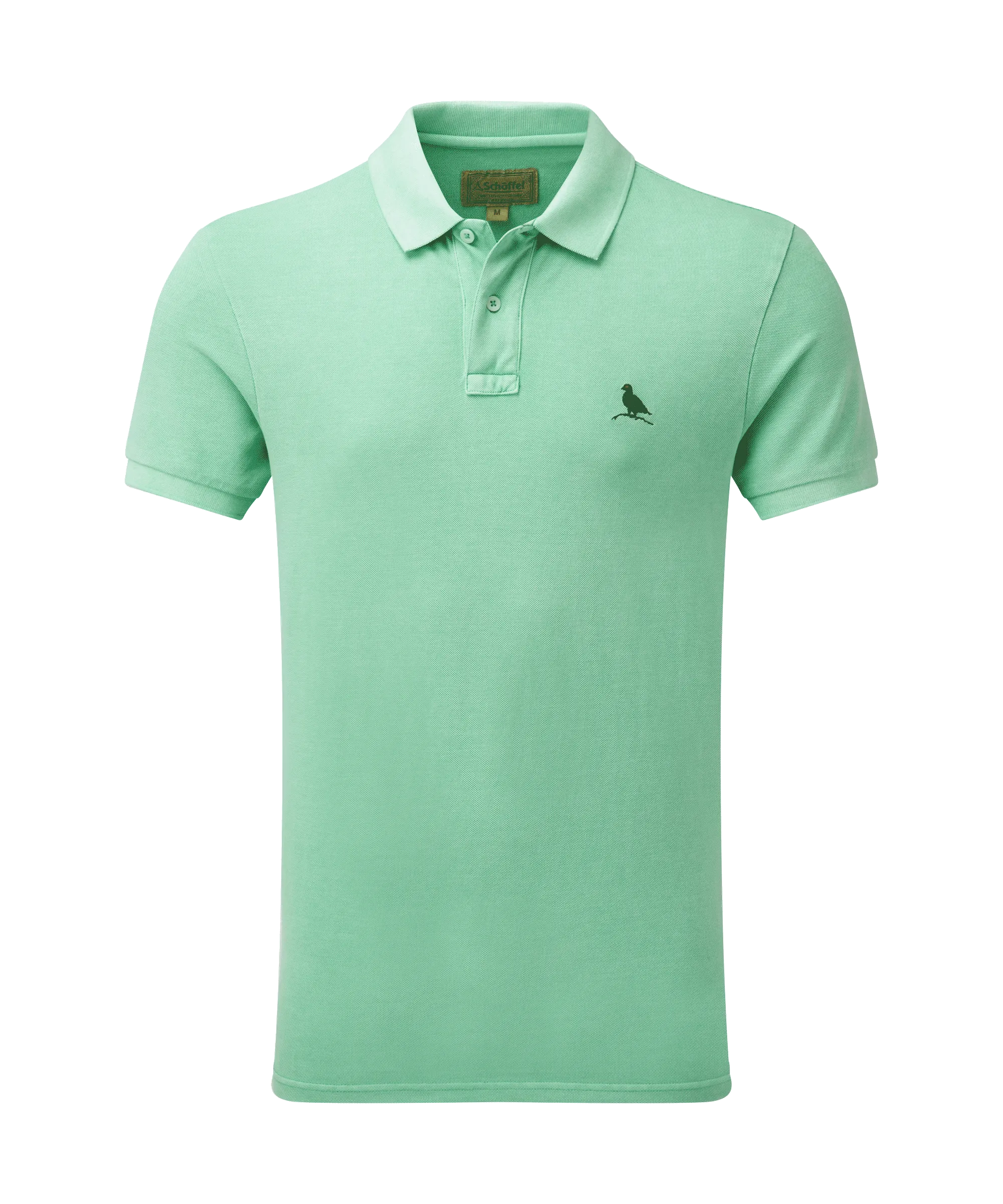 St Ives Garment Dyed Polo Shirt - Sea Green