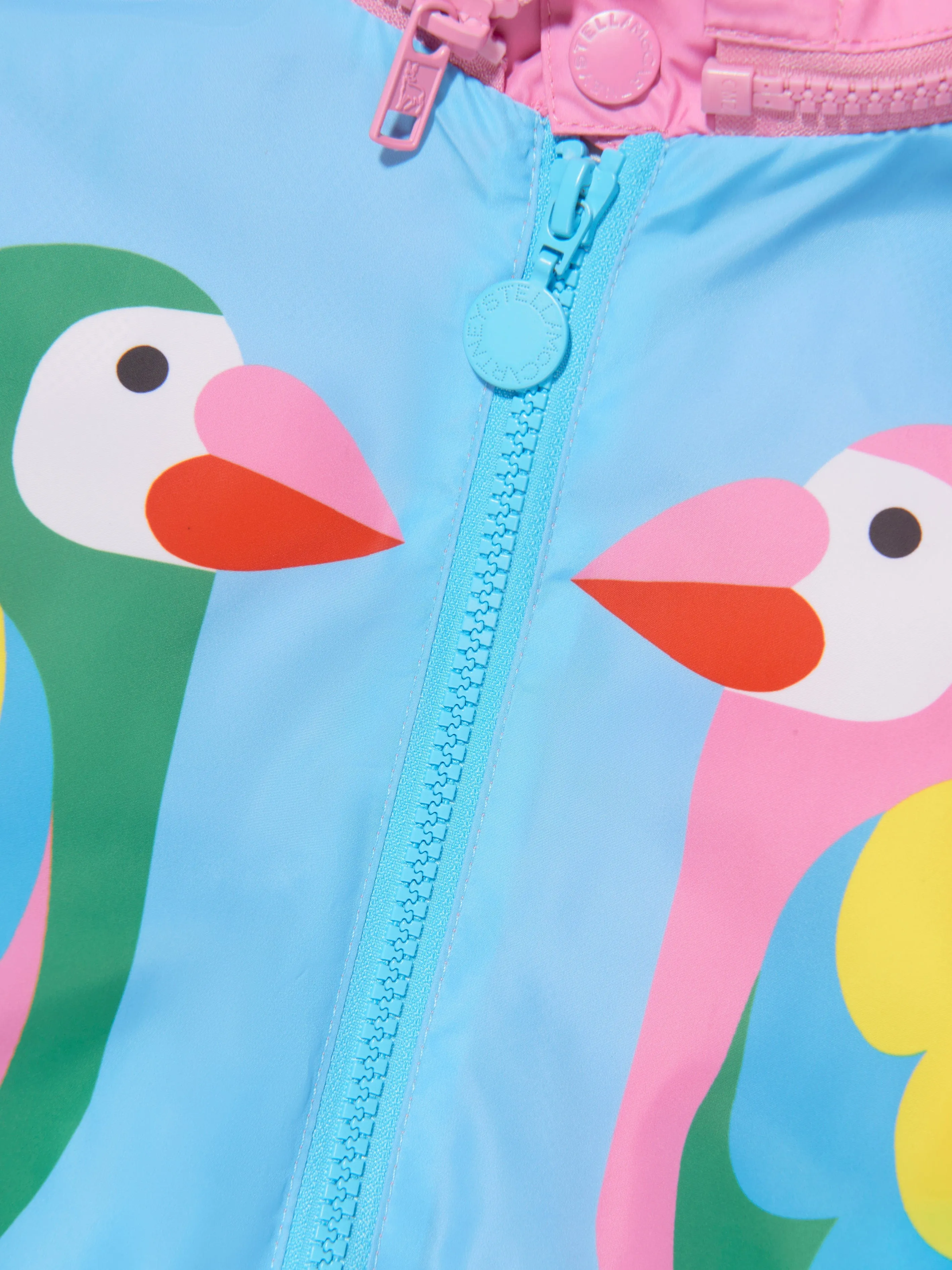 Stella McCartney Girls Lightweight Rain Jacket in Multicolour